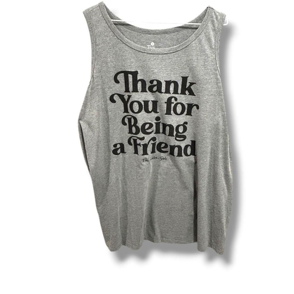 Size 5X The Golden Girls Womens Plus Size Tank Top Thank You for Being a Friend